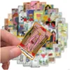 Naklejki samochodowe 50pcs tarotcard nonrandom dla roweru naklejka laptopa laptopa deskorolka butelka wodna butelka snowboardowa naklejki ścienne dzieci Drop de dhlvb