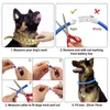 Colliers pour chiens allument Flash collier de sécurité pour animaux de compagnie USB collier étanche résistant aux intempéries fournitures découpables pour les petits