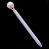 20st Personaliseer Luxe Pen Met Big Top Pearl Kleurrijk Logo Aangepast In Gepersonaliseerde Geschenken Metalen Groothandel