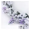 Tiaras 10 Pçs/lote Mulheres Lavanda Faixas de Cabelo Bohemia Headband Acessórios de Cabelo Roxo Para Noiva Casamento na Praia Touca Gota Entrega Dhq9W