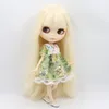 人形ICY DBS BLYTH DOLL 16 BJD白い肌とカスタマイズされたヌード関節ボディ光沢の顔を背景にマットガールギフトおもちゃ230608