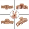 Altri 4PCS Clip per capelli Cl 4 pollici Antiscivolo Grandi forcine per granchio per donne Accessori sottili Barrette Regali per ragazze R230608