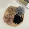 Other 2021 Women Silk Scrunchie Elastic Handmade Multicolor Hair Band Ponytail Holder Headband Accessories R230608