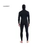 HOT 3mm Camouflage Wetsuit Long Sleeve Fission Hooded 2 Pieces Of Neoprene Submersible For Men Keep Warm Waterproof Diving Suit