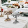 Candle Holders 4 Pcs Candlestick Ornament Holder Decorative Dining Table Dinner Wedding Decorations Tables Desktop Creative Alloy