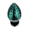 Smoking Pipes Wholesale Glass Hand Pipe Dark Green Color Grenade Shape For 4Inch Length Drop Delivery Home Garden Household Sundries Dhdle