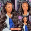 Wigirl Body Wave кружевные парик человеческие волосы предварительно сорванные 13x4 HD 360 Кружевое кружевное парик бразильские парики волос для чернокожих женщин 38 дюймов