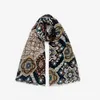 Halsdukar bohemisk etnisk stil resor solskydd sjal voile bomull och linne halsduk färgglad geometrisk rhombus kvinnor