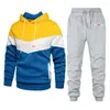 Herrdräkter aprilia racing rsv4 2023 långa ärmar tryck hajujuku stil skarv hoodie toppar byxor casual tracksuit kostym kläder