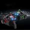 Minicarro RC elétrico RC Moto Racing Speed Drift Luz LED Controle remoto motocicleta 4 canais 24 GHz Brinquedo 230607