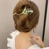 Dangle Chandelier Elegant Hair Claw Bluebell Flower Hair Clip Hair Accessories Frog Buckle Hairpin Claws Clip Ornament Women Girls 2023 New Style Z0608