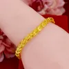 Charm Bracelets Luxury Gold Color Bracelet Jewelry Elegant Chain Lasting Colorfast Phoenix Tail Women's Wedding Gifts