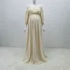 Maternity Dresses Photography Props Sexy Lace Bohe Style Maxi Gown For Pregnant 2023 Hot Women Long Pregnancy Dress Photo Shoots A01