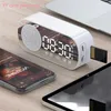 Haut-parleurs portables haut-parleurs sans fil haut-parleur Bluetooth horloge alarme Support carte musique Bluetooth
