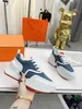 Lyxdesigner män kvinnor casual skor giga sneakers sydd mesh tjock sula sportskor sommar mode andningsbara par casual skor