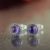 Dangle Earrings Fashion Jewelry S925 Ornaments Wholesale Antique Fashionable Joker Small Olivine Natural Crystal Jewel