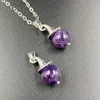 Pendant Necklaces Reiki Chakra Natural Stone Crystal Ball Movie Souvenir Necklace Witches Spells Magic Scrying Wizard Hat