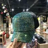 Ball Caps 2018 Rhinestones luxury pearl Sequins Baseball Cap For Women Summer Cotton Hat Girls Snapback Hip hop hat Gorras Casquette Bones J230608