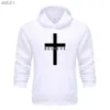 Newest Man Autunno e Inverno I Believe Jesus Christianity Stampato Felpe con cappuccio Design da uomo Casual Sport Felpe con cappuccio S-4XL L230520