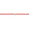 Charm Bracelets Gold-plated Brass Mini Five-point Star Lucky Adjustable Bracelet Women Kids 2023 Fashion Red String Simple Jewelry Her