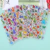 Kids' Toy Stickers 10 sheetslot Bubble Stickers 3D Jurassic Dinosaurs Classic Toys Scrapbook Strawberry For Kids Children Gift Reward Sticker 230608