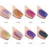 Miljöskydd Laser Nagellack Sequin Nail Polish Glitter Powder smycken Nagel Glitter för naglar