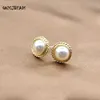 Lampadario pendente Orecchini di perle 2022 per le donne Gioielli da donna irregolari Earing Moda coreana Delicata perla Donna Nuovi orecchini Z0608