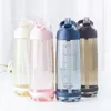 Tubllers Outdoor Water Butelka z słomkowymi sportowymi butelkami wyciekającym ekologicznym szkołą dziecięcej z pokrywką