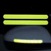 2024 2Pcs Car Rearview Mirror Reflective Strip Anti-Collision Night Warning Stickers Auto Exterior Reflex Tape Reflective Film Decals