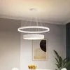 Chandeliers Modern And Minimalist Circular Dining Table Hall Lights In The Restaurant Nordic Living Room Bedroom