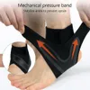 Ankle Support Sports Brace Adjustable Compression Elastic Guard Pain Relief Strap Basketball 230608