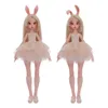 Dolls 14 BJD Doll Kacey Upright And Floppy Ears Cute Bunny Toys Pure Handicraft Art Ball Jointed 230607