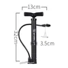 Bike Pumps WHeeL UP Portable Bicycle Pump 120 PSI High Pressure Cycling Ball Inflator Standing Hand Motorcycle bicycle tire fill pump 230607