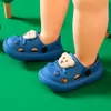 Slipper Beach Shoes Kids Baby Slippers Girls Cartoon Bear Anticollision Toe Nonslip Soft Sole Home Children Boy Garden Sandal 230608