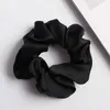 Andra nyaste koreanska kvinnliga eleganta siden Elastics Hair Band Solid Color Scrunchies Ties Ladies Ponytail Hold Accessories 2023 R230608