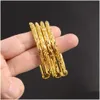 Bangle Dubai Fine Gold Yellow Solid GF Bracelet Bracelet Africa Jewelry Dired Circlet 1 % или 4 шт.