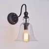 Wall Lamps Simple American Retro Lighting Living Room Restaurant Cafe Bar Glass Personality Wild Bell Lamp