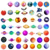 50pcs Cartoon Space Universe Planet Sticker Kolor Planet Graffiti Naklejki do DIY Bagaż Laptop Skateboard Motocyklowe rowerowe naklejki rowerowe