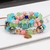 Strand Bohemian Tree Of Life Personality Delicate Multilayer Bracelet Fashion Glass Bead Turquesa