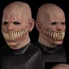 Party Masks Adt Horror Trick Toy Scary Prop Latex Mask Devil Face Er Terror Py Practical Joke For Halloween Prank Toys Drop Delivery Dhmx8