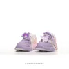 2023 Designer Kinderschoenen Baby Meisjes en Jongens Tennis Wit Gradiënt Jeugd Sportschoenen Regenboog Casual Schoenen Outdoor Kinder Sportschoenen Maat 27-37