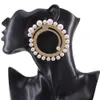 Dangle Chandelier CuiEr 7cm Boucles d'oreilles pour les femmes Exquis Crème Perle Bijoux pour les filles de la mode Grande taille Accessoires pour le mariage 230607