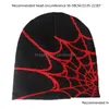 Berets y2k Beanie Spider Web Hat Thriet