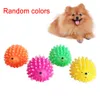 Pet Dog Puppy Cute Hedgehog Shape Doll Interactive Squeaky Chew Play Scratch Toy