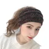 Andra festliga festförsörjningar Colorf Sticked pannband Kvinnor Vinter Sports headwrap Hårband Turban Head Band Ear Warmer Beanie Cap Dhirq
