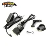 Nuovo 12-24v 9-90v Doppio 1.0A2.1A USB Caricabatterie da manubrio Scooter elettrico Moto USB Caricatore rapido per telefono cellulare 3.0