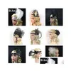 Acessórios para o cabelo 4 pçs/lote Feminino Faixa de cabeça com strass e lantejoulas Faixa 1920 Vintage Gatsby Festa Headpiece Drop Delivery Ba Dhwbl