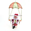 Christmas Decorations Electric Santa Claus Toy Hanging Rotation Parachute Turn Musical Pendant Gift For Child Party Supplies Bc Drop Dh2Nx