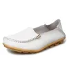 Kvinnliga lägenheter skor glider på äkta läder loafers för kvinnors mockasiner loafers lägenheter damskor plus size sapato feminino