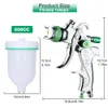 Spray Guns HVLP Professional Spray Gun 1.4/1.7/2.0/2.5MM Steel Nozzle Gravity Spray Gun Portable Car Paint Kit Pneumatic Tool 230607